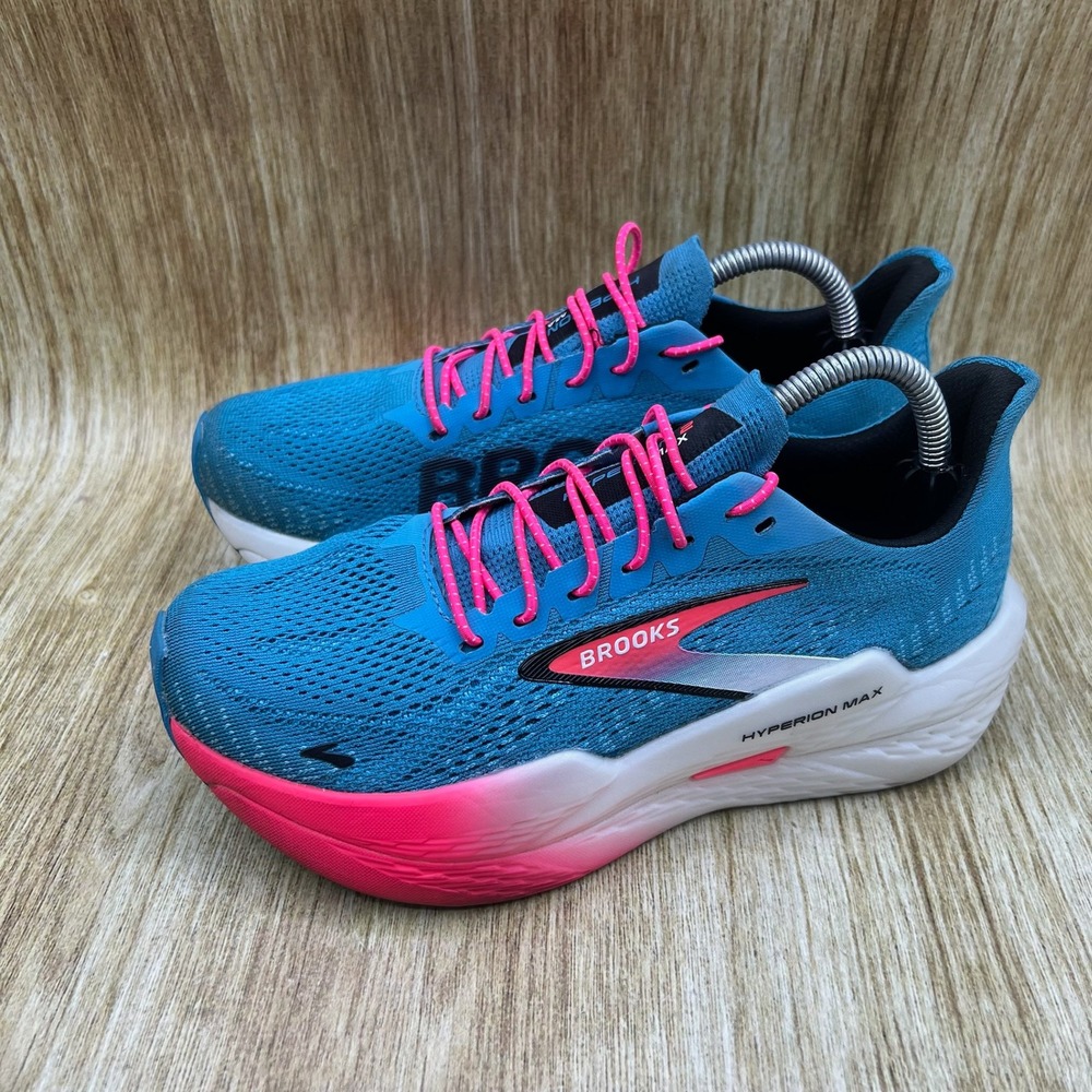 Brooks Hyperion Max 2 Running Shoes Women's Size 6 Blue Pink 1204231B408 - Picture 3 of 10